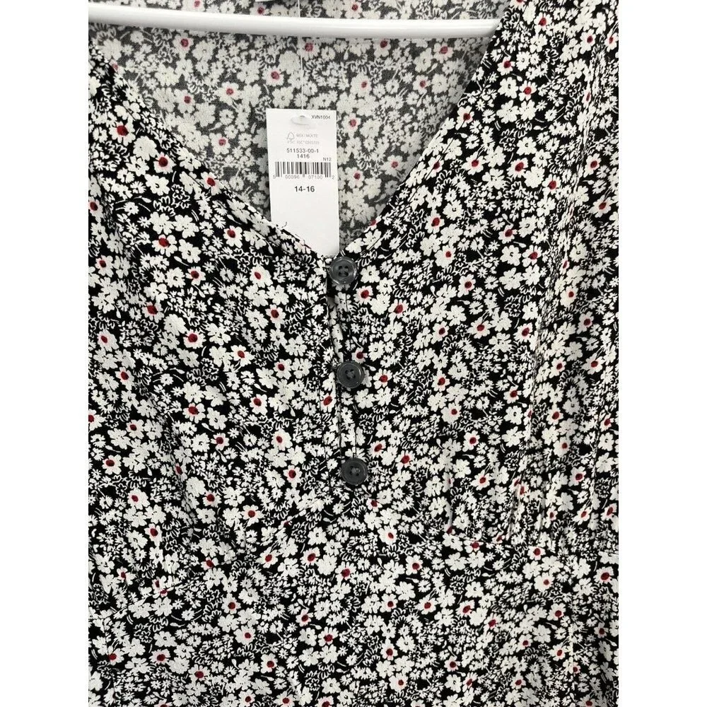 Gap Teen Lenzing Ecovero Floral Dress Size 14/16